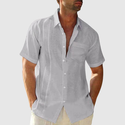 Theodore Willow Relaxed Linen Shirt