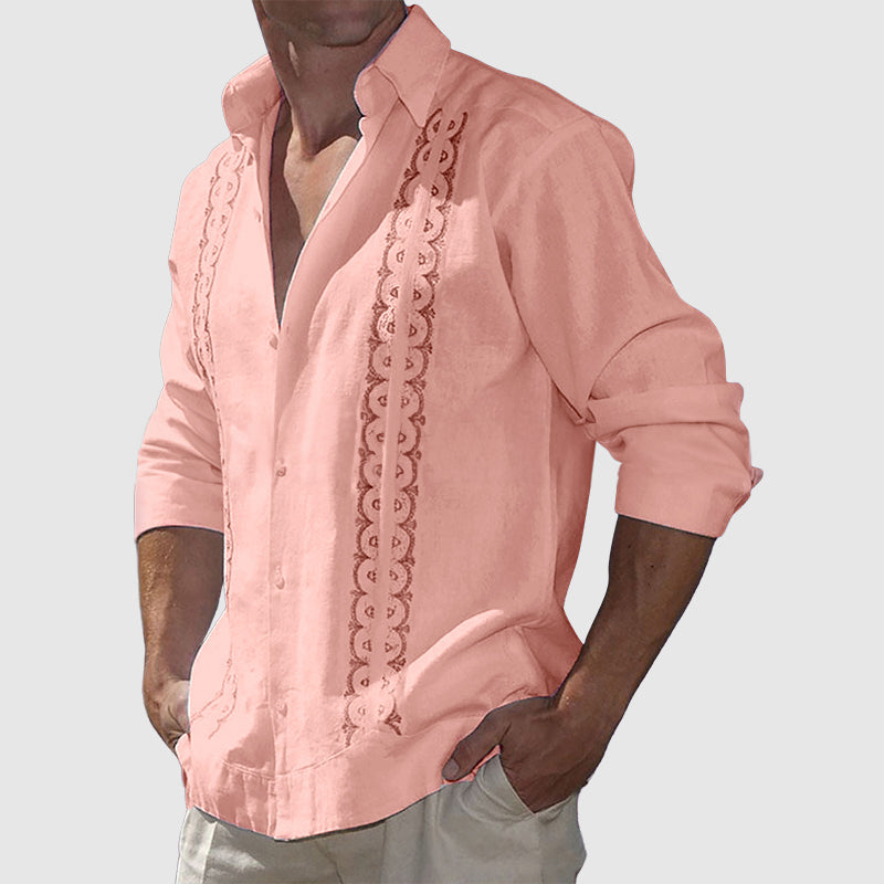 Theodore Willow Tropicana Linen Shirt