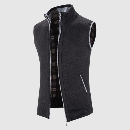 Theodore Willow Zipper Knit Vest