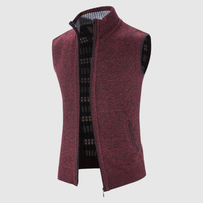 Theodore Willow Zipper Knit Vest