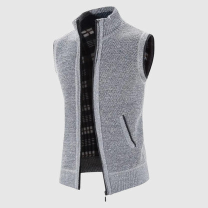 Theodore Willow Zipper Knit Vest