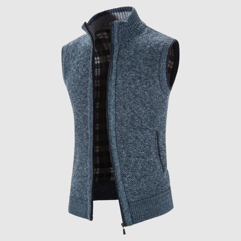 Theodore Willow Zipper Knit Vest