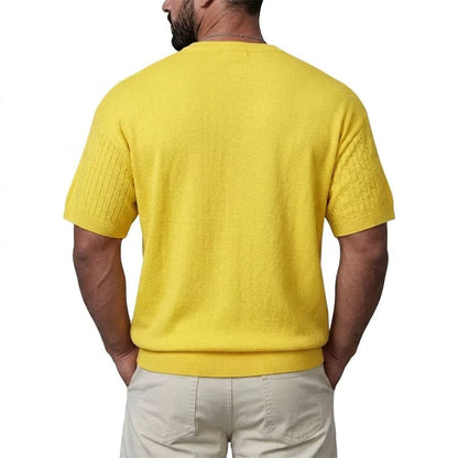 Tommy - Men's Ribbed Knit Crewneck Top