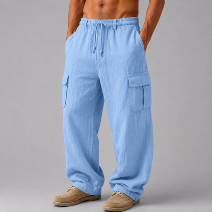 Travis - Men's Linen Cargo Pants