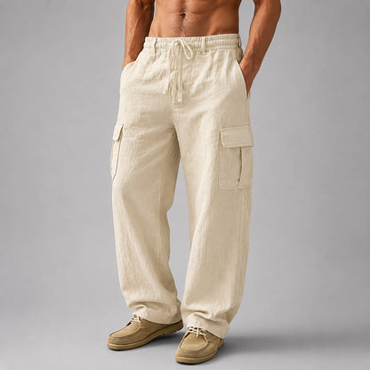 Travis - Men's Linen Cargo Pants