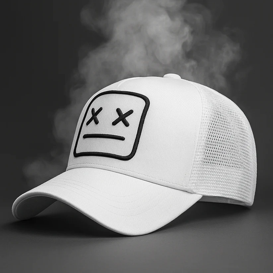 Trucker Cap with Embroidered Face Patch