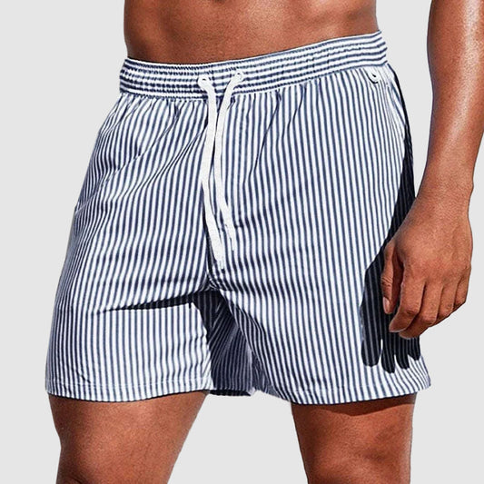 Tyler - Men's Quick-Dry Striped Swim Shorts