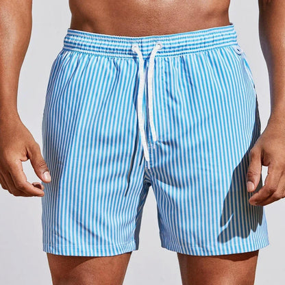 Tyler - Men's Quick-Dry Striped Swim Shorts