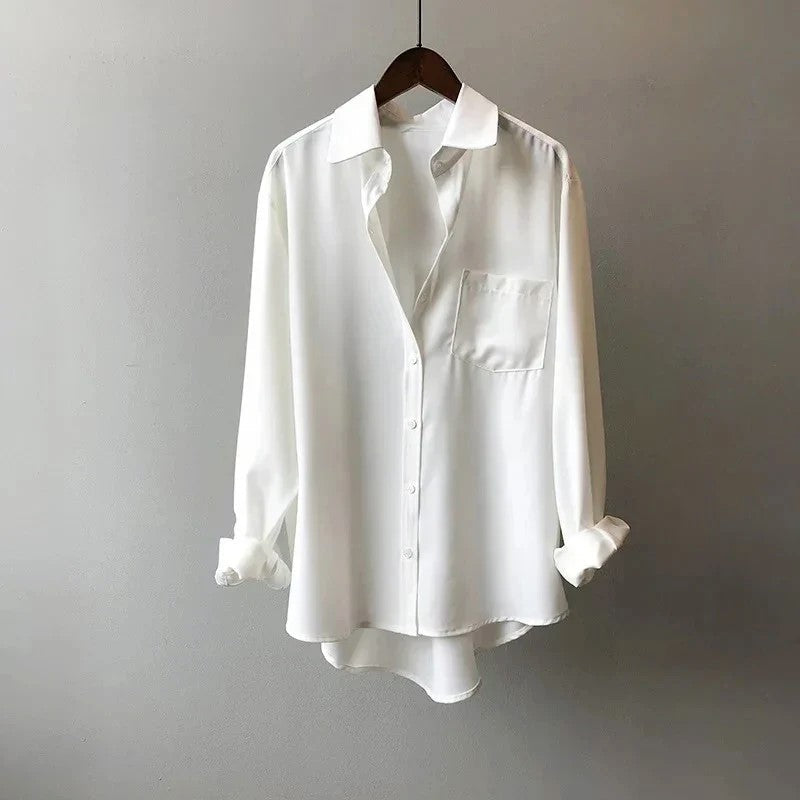 Valentina Rossi Button-Front Shirt with Chest Pocket