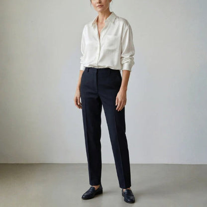 Valentina Rossi Button-Front Shirt with Chest Pocket