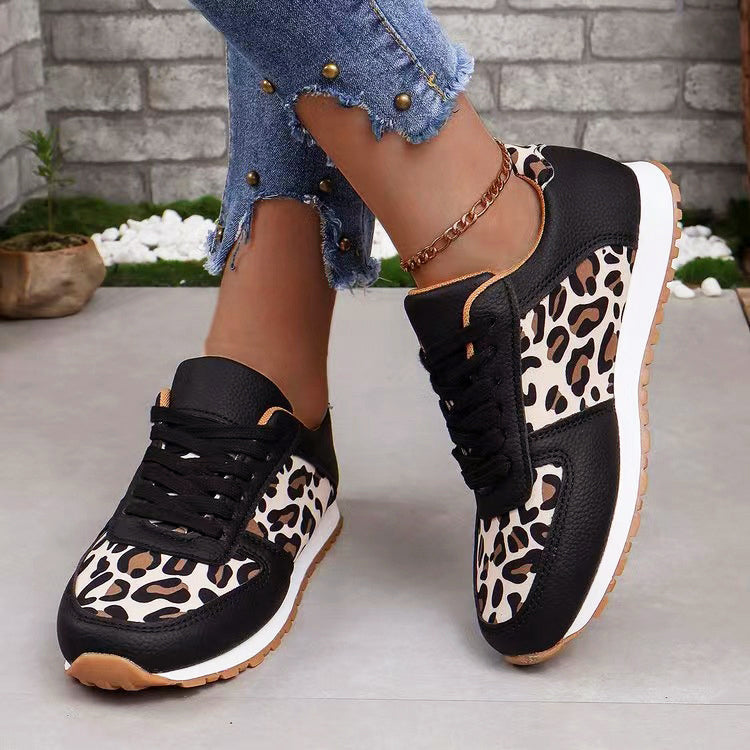 Valentina Rossi Casual Leopard Sneakers