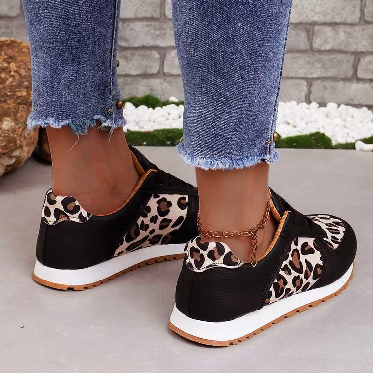 Valentina Rossi Casual Leopard Sneakers