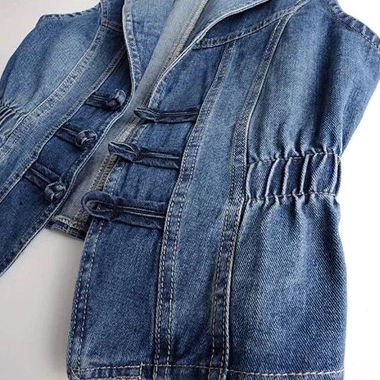 Valentina Rossi Celestial Denim Vest