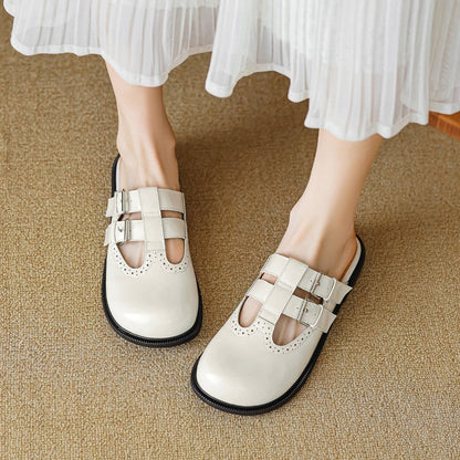 Valentina Rossi Closed-Toe Mule Shoes