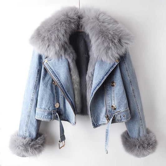 Valentina Rossi Luxurious Denim Coat