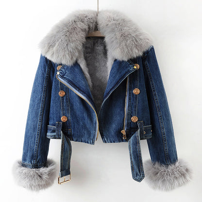 Valentina Rossi Luxurious Denim Coat