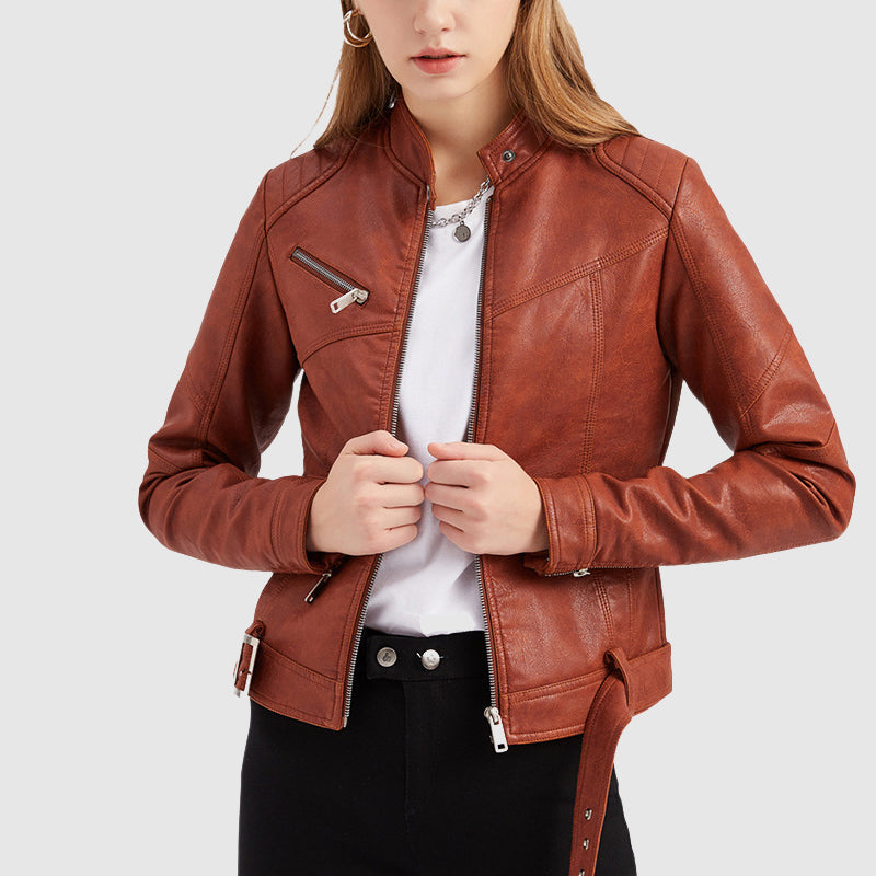 Valentina Rossi Zipper Vogue Jacket