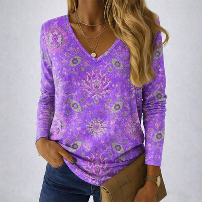 Valentina Rossi Patterned Long Sleeve Shirt