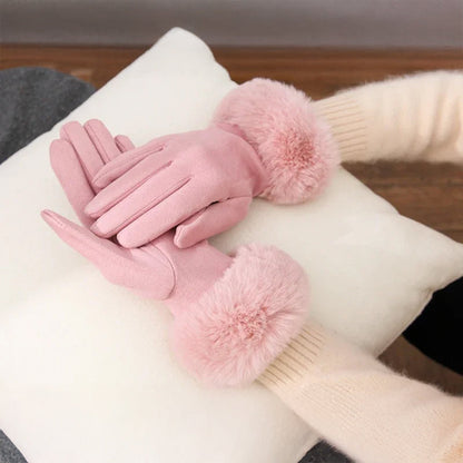 VeluLuxe Faux Fur Winter Gloves