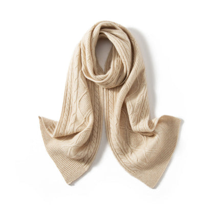 Winter Grace Textured Cashmere Scarf