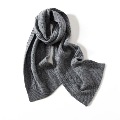 Winter Grace Textured Cashmere Scarf