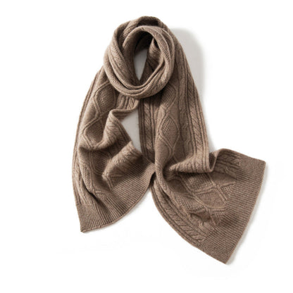 Winter Grace Textured Cashmere Scarf