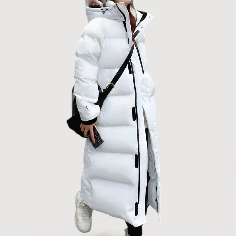 Women’s Extra-Long Hooded Puffer Coat