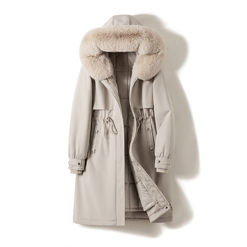 Women’s Long Parka with Removable Inner Liner
