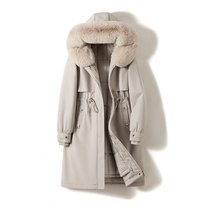 Women’s Long Parka with Removable Inner Liner