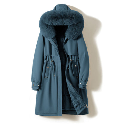 Women’s Long Parka with Removable Inner Liner