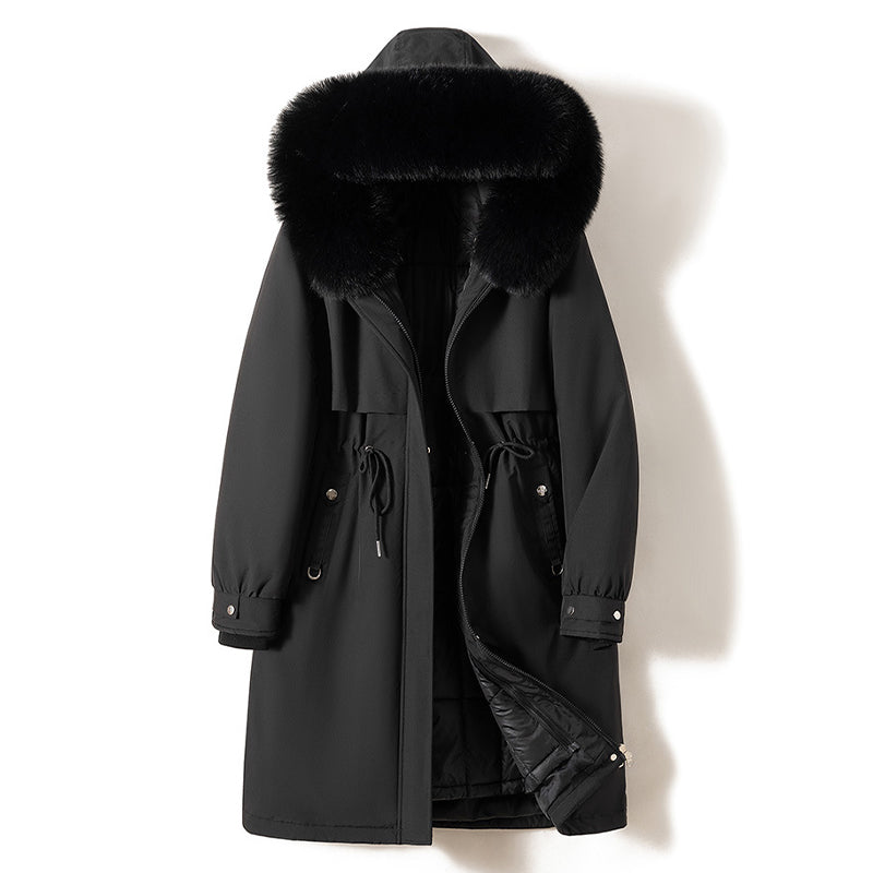 Women’s Long Parka with Removable Inner Liner