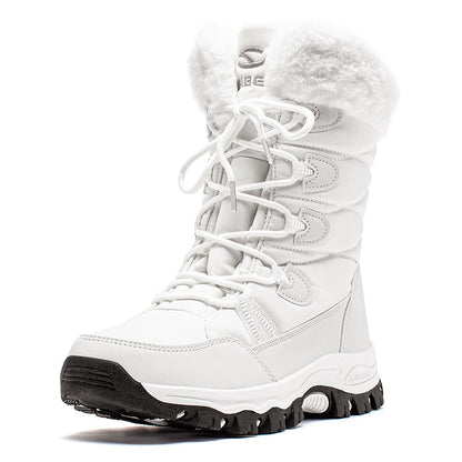 Women’s Outdoor Winter Boots with Fur Lining and Grip Sole