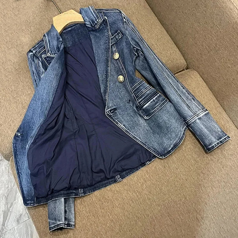 Elise Leroy Blossom Denim Jacket